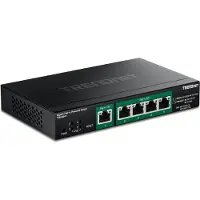 Trendnet TPE-B541 Gigabit PoE++ Powered 5-Port Managed Switch PoE Passthrough