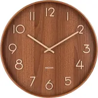 Karlsson Wandklok Pure Naturel 43 X 5 X 43 Cm