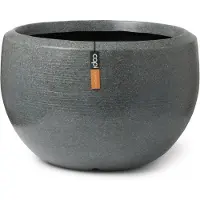 Capi Europe Vaas Bol Arc Granite 132x90 Antraciet