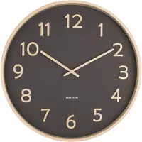 Karlsson Design wandklok 5852BK , 40 cm