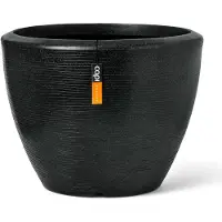 Capi Europe Pot bol granite 48x35 zwart