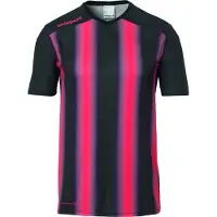 Uhlsport Stripe 2.0 Short Sleeve T-shirt Rood,Zwart M Man