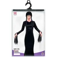 Widmann The Addams Family Morticia Zwarte Jurk - Maat M