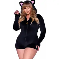 Leg avenue Black Velvet Kitty Cat +