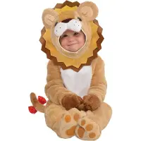Amscan babykostuum Little Roar synthetisch bruin maanden