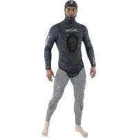 Seac Sub Snake Camo 5 Mm Spearfishing Jacket Zwart XL Man