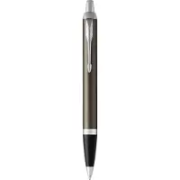 Parker IM balpen | Donkerbruin met medium punt en blauwe navulling | Geschenkdoos