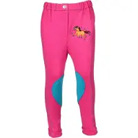 Horka Rijbroek Mini Knie Grip Kids Donkerroze