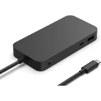 Microsoft Surface USB4 Dock, kabel, USB4, 1000 Mbit/s, zwart, 60 Hz, Kensington