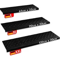 Karat Rubberen trapmat voor buiten - Diamond - Antislip voor traptreden - 30 x 120 cm