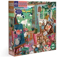 Eeboo Puzzle Artist’s Cottage 1000 pièces