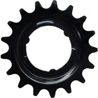 Kmc Achtertandwiel 18T - Extra sterk chroom-molybdeen - Zwart - Geschikt voor Shimano - Duurzaam en betrouwbaar