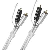 OEHLBACH D1C2602 Cinch Audio Aansluitkabel [2x Cinch-stekker - 1x Cinch-stekker] 1.50 m Zilver