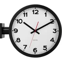 Karlsson New Classic Double Wandklok | Ø38cm | Wit