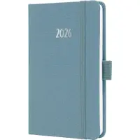 Sigel weekagenda Feel 2026 - formaat A6 - Powder Blue - hardcover - SI-J6400