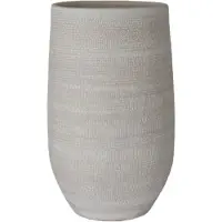 HS Potterie Vaas tokio d25h50cm creme
