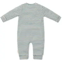Little Dutch boxpak Stone Blue Stripe blauw Jongens Katoen Ronde hals Streep - maat 68