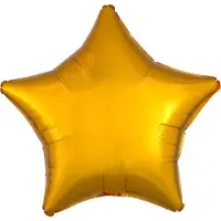 Amscan 9914076, Speelgoed ballon, Folie, Goud, 5 stuk(s)
