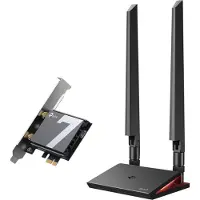 TP-LINK Adapter Pcie Wi-fi 7 Be9300 Bluetooth 5.4 Zwart (archer Tbe550e)