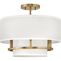 HINKLEY LED Hanglamp Graham | 3X E14 Max 40W | Dimbaar | Lacquered Brass