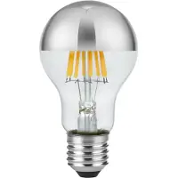 SPL | LED Filament | Grote fitting E27 | Standaardlamp | Helder | Zilver | 6.5W | Dimbaar