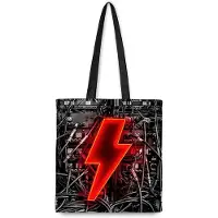 Rocksax AC/DC - Pwr Up Tote bag - Zwart
