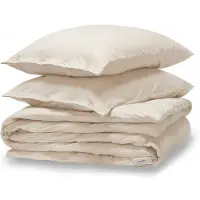 Yumeko Dekbedovertrek set Jersey Katoen 200x220 Wit - Eco, Bio & Fairtrade