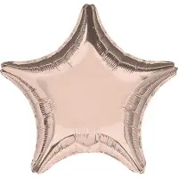 Amscan 9914094, Speelgoed ballon, Folie, Goud, 5 stuk(s)