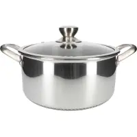 Cheffinger Hapjespan met Deksel - 24cm - RVS - Honingraat - Hexagon - Honeycomb