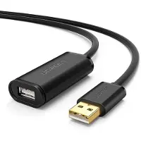 UGREEN - actieve - kabel USB 2.0 verlengkabel - 480 - Mbps - 5 - m - zwart - (US121 - 10319)