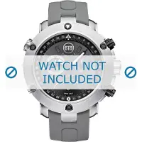 Buddha to buddha Vervangende Rubberen Horlogeband voor Horloge Model Nummer BTB.M.D.CH.2.2 - 21mm