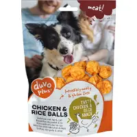 Duvo Plus Duvo - hondensnack kip en rijst balletjes (+- 2cm) 180 gr - lekker en glutenvrij. vanaf 6 maanden - VETARM