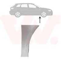 VAN WEZEL 5856156 Spatbord