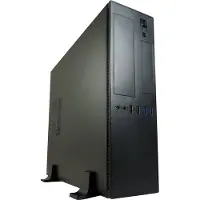 LC-Power LC-1406MB-400TFX Micro-tower PC-behuizing Zwart Geïntegreerde netvoeding