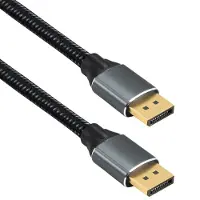 MaxTrack DisplayPort kabel | DP2.1a (10K 60Hz) | UHBR13.5 (54Gbit/s) | aluminium/nylon | 3 meter
