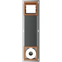Guido Gusto Inbouw toiletrolhouder-reserverolhouder copper zonder klep