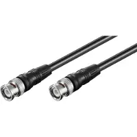 Microconnect BNC Aansluitkabel - 75 Ohm - 2 meter - Zwart