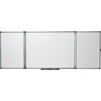 Nobo triptiekbord magnetisch geëmailleerd 200 x 120 cm