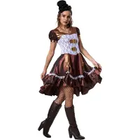 Dressforfun Steampunk lady S - verkleedkleding kostuum halloween verkleden feestkleding carnavalskleding carnaval feestkledij partykleding - 302300