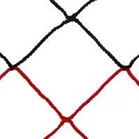 Sporti France Bic 4 Mm Pp Simple Mesh 120 7.50x2.50x2x2 M Goal Net Rood