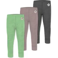 Normani Onderbroek antraciet / lichtgroen / oudroze