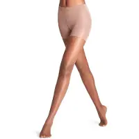 Falke Invisible Deluxe Shaping figuurvormend materiaal transparent 8 DEN panty dames bruin - maat M-L