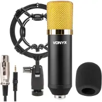 VONYX CM400B condensator studio microfoon incl. shockmount