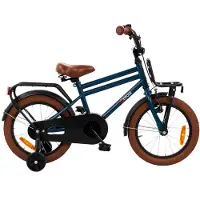 2Cycle Cargo kinderfiets 16 inch (4 tot 6 jaar) voor jongens blauw
