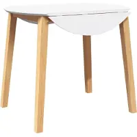 vidaXL Eettafel massief hout naturel rubber