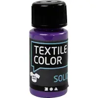 Creativ Company Textile color dekkende textielverf - paars, 50ml