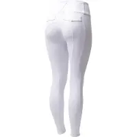 HORZE Leonie dames fullseat rijbroek , White, 38