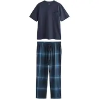 Next Pyjama lang blauw / navy / wit