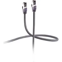 Flexline -Patchkabel cat. 6A Armored (Trittfest), U/FTP, grau, 0,5m