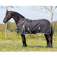 QHP Deken Turnout Xl 300gr Zwart - 155/205